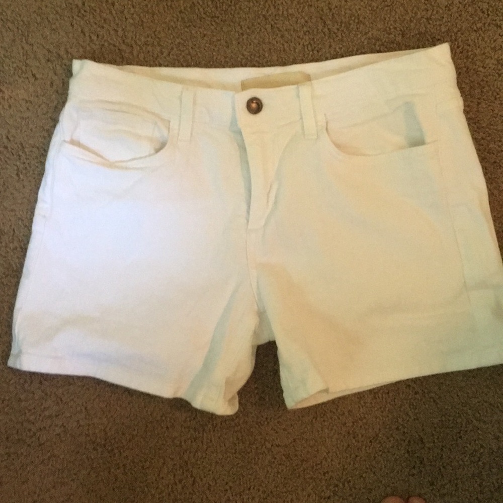 Joe’s Jeans white jean shorts